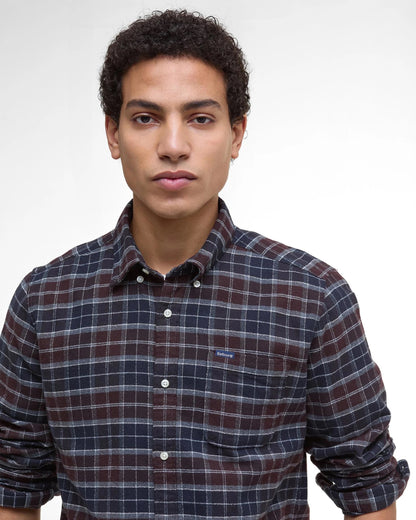 Barbour Haddington Tailored Tartan Shirt - MIDNIGHT OAK TARTAN