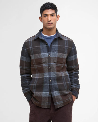 Barbour Chapter Check Tartan Overshirt - MIDNIGHT OAK TARTAN