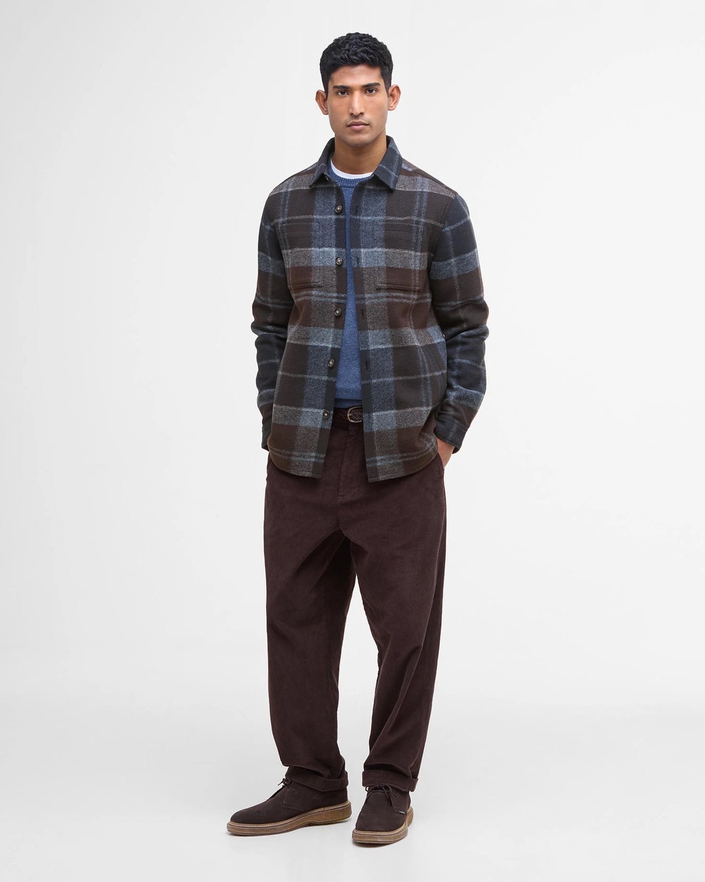 Barbour Chapter Check Tartan Overshirt - MIDNIGHT OAK TARTAN