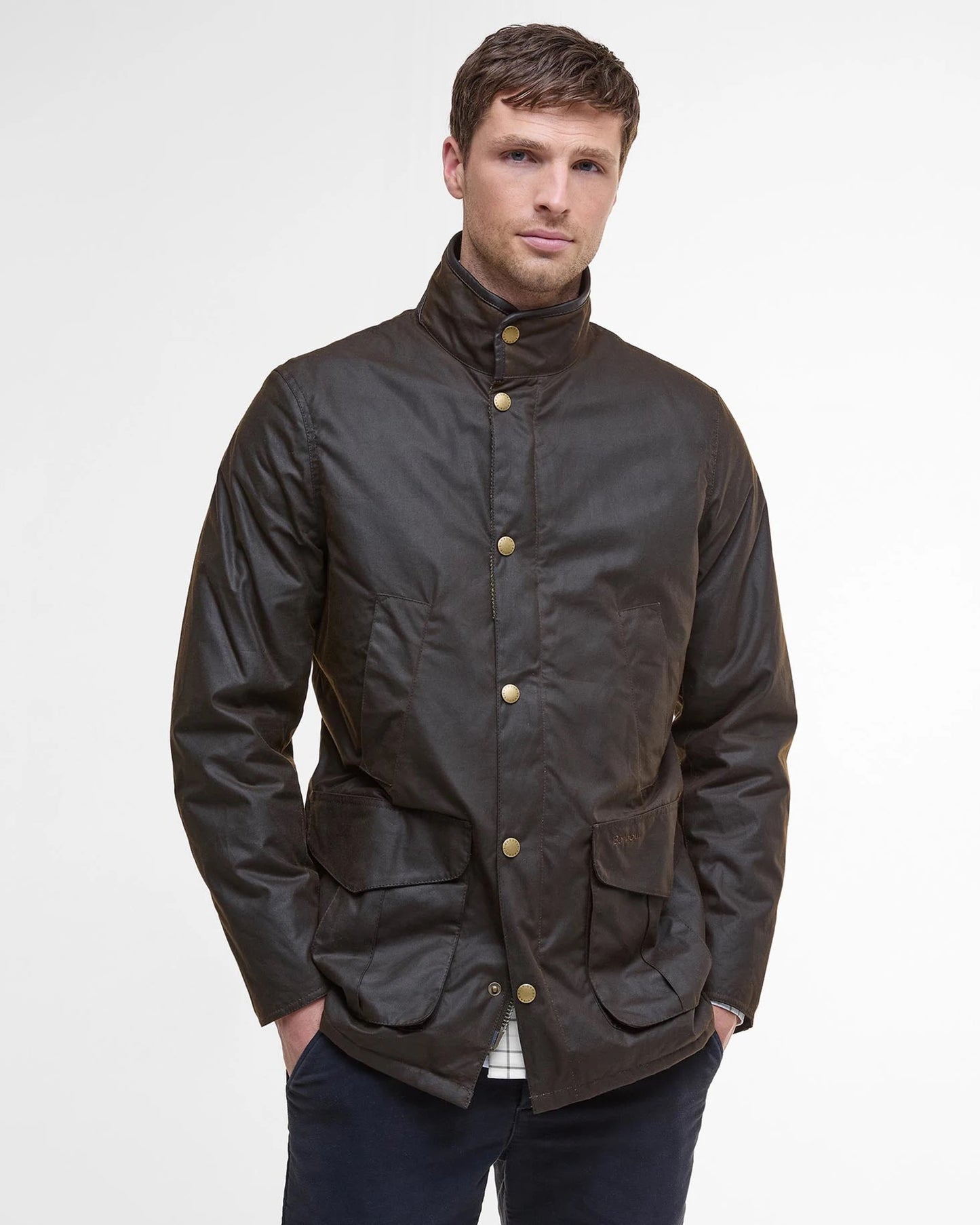 Barbour Hereford Wax Jacket - OLIVE