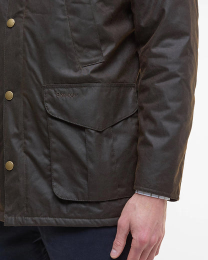 Barbour Hereford Wax Jacket - OLIVE