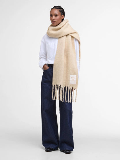 Barbour Ellison Scarf OATMEAL  - OS