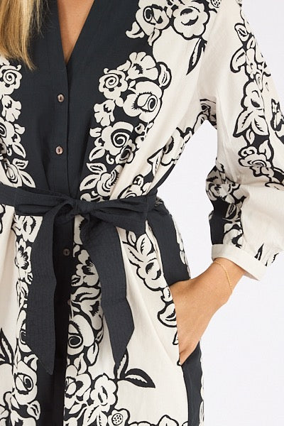 Cleobella Lilian Mini Dress - BOTANICO PRINT