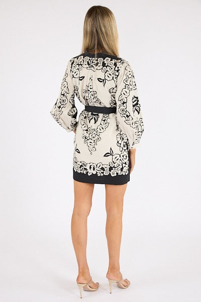 Cleobella Lilian Mini Dress - BOTANICO PRINT