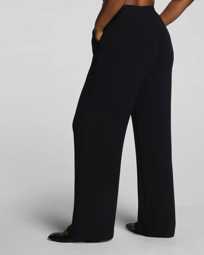 SP French Rib Wide Leg Pant VERY BLACK