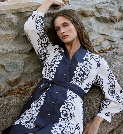 Cleobella Lilian Mini Dress - BOTANICO PRINT