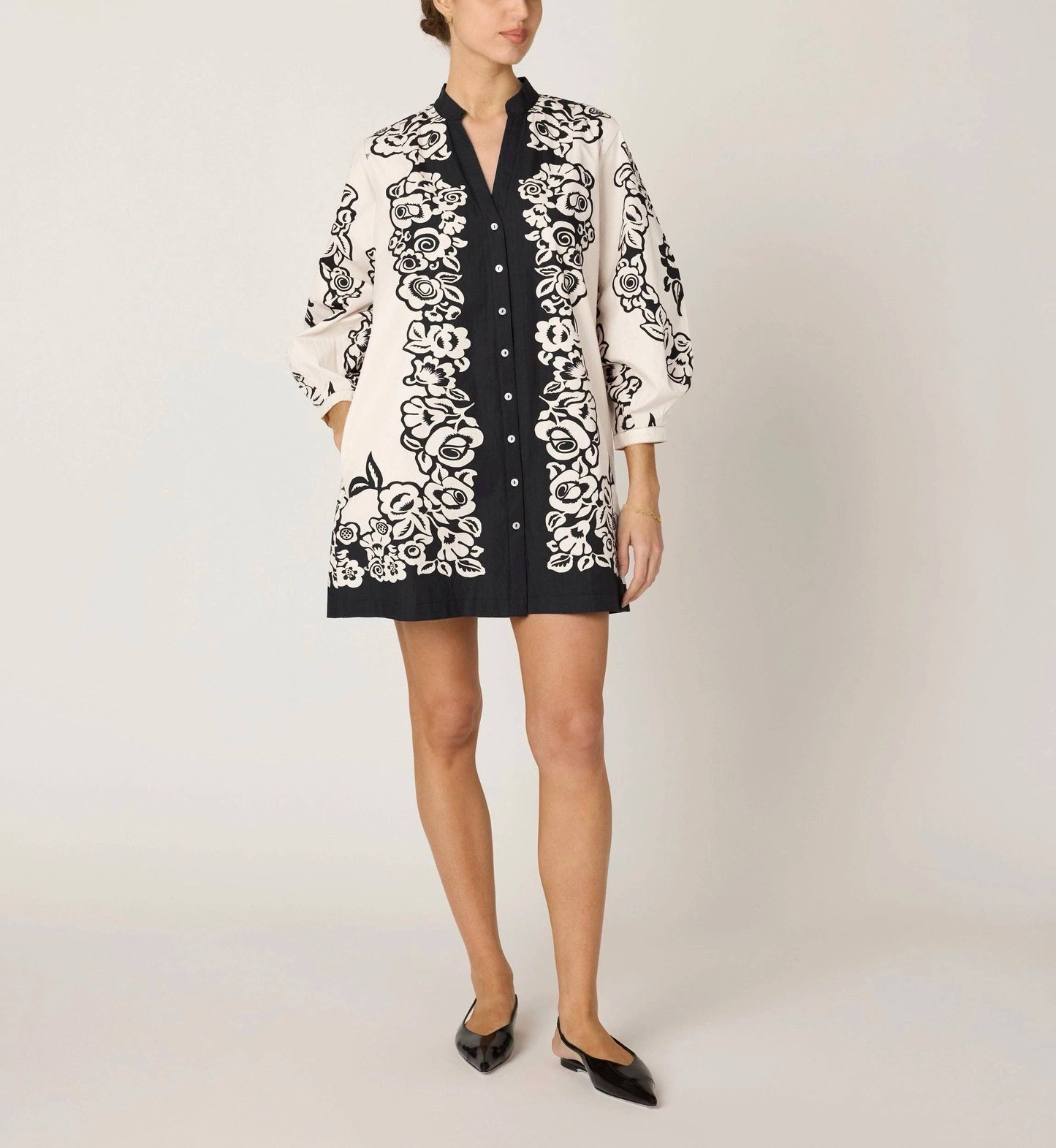 Cleobella Lilian Mini Dress - BOTANICO PRINT