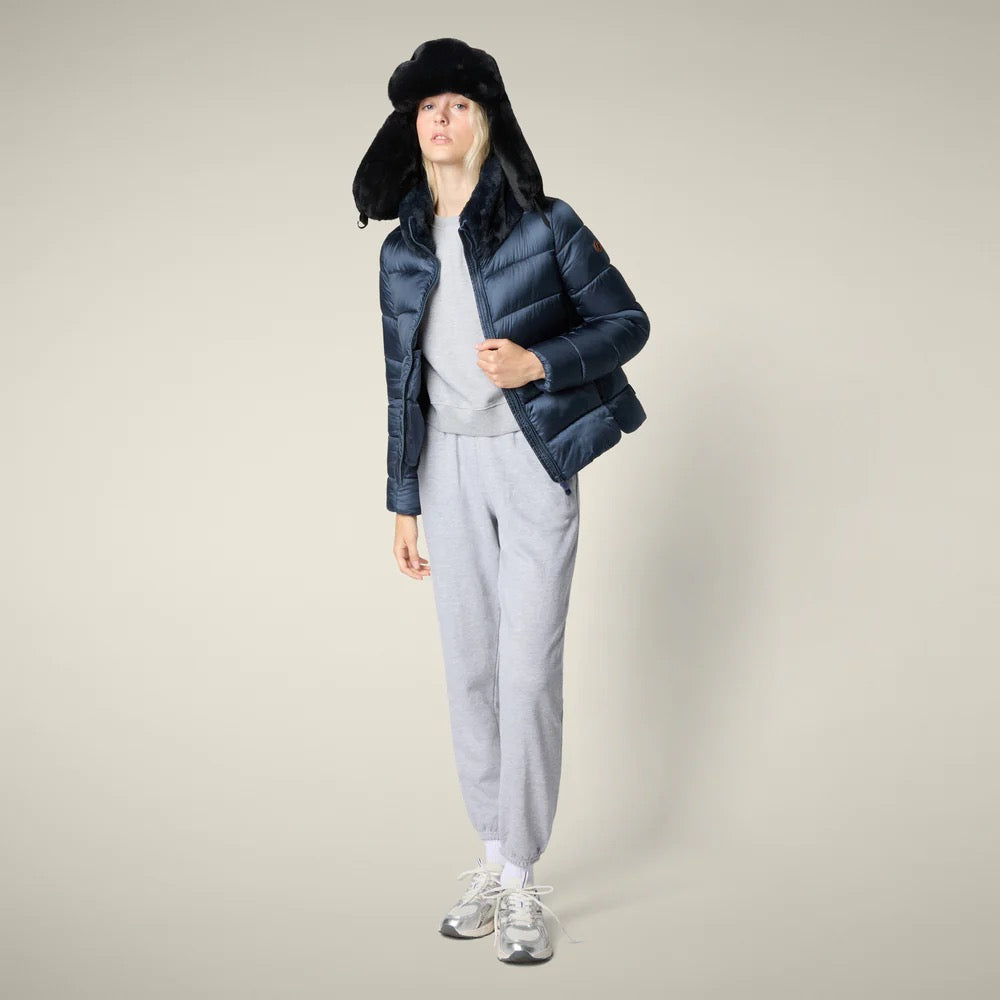 SAVE THE DUCK Mei Puffer Jacket - NIGHT BLUE
