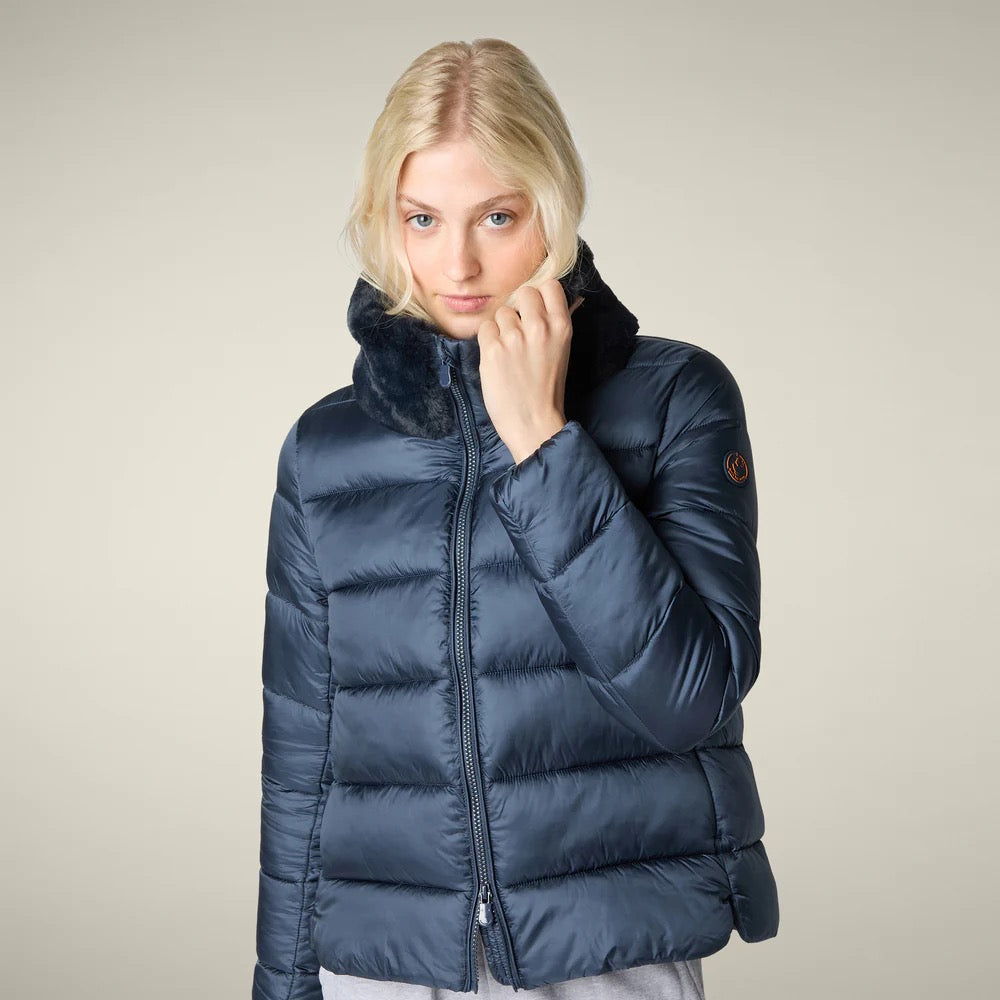SAVE THE DUCK Mei Puffer Jacket - NIGHT BLUE