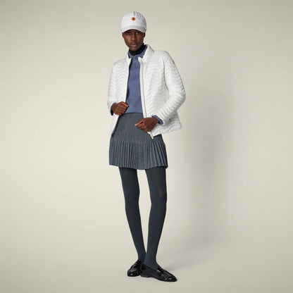 SAVE THE DUCK Pearl Puffer Jacket - OFF WHITE