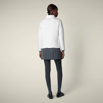 SAVE THE DUCK Pearl Puffer Jacket - OFF WHITE