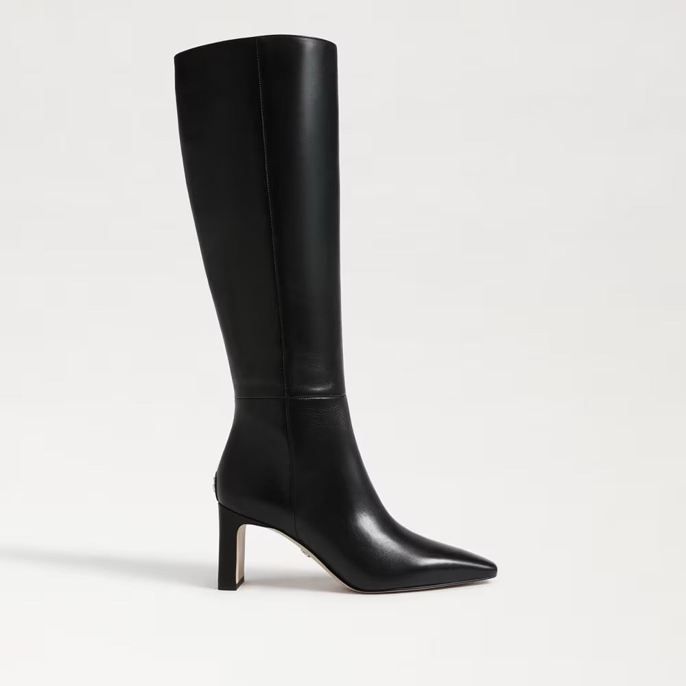 Sam Edelman Sylvia Knee High Boot - BLACK LEATHER