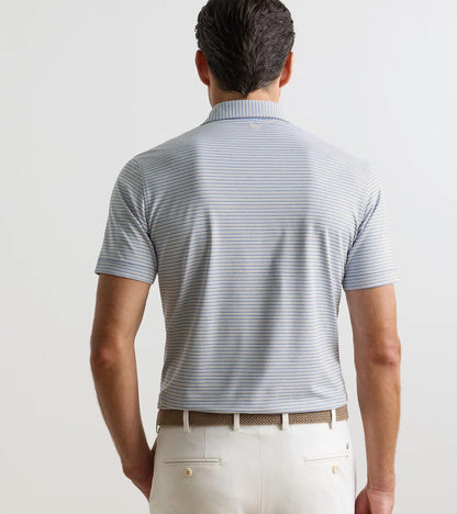 Peter Millar Crown Crafted Alda Performance Jersey Polo - DUSK BLUE