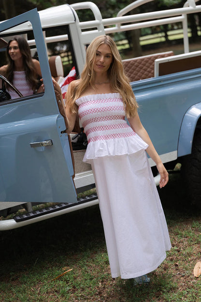 Alden Adair Caroline Dress - BRIGHT WHITE