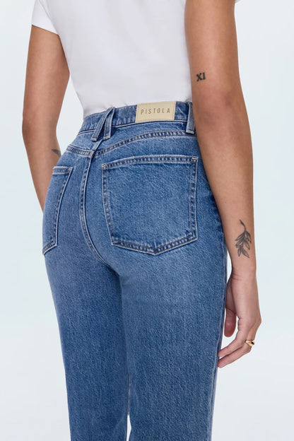 Pistola Ally High Rise Ankle Boot Jean - CHARLESTON