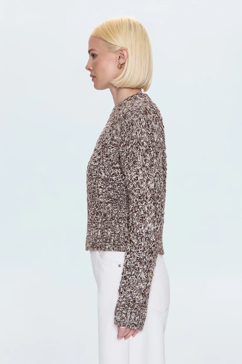 Pistola Quinn Sweater - CHOCOLATE MARL