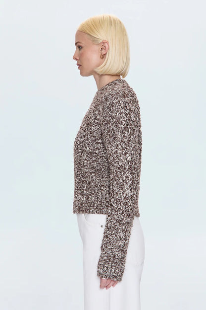 Pistola Quinn Sweater - CHOCOLATE MARL