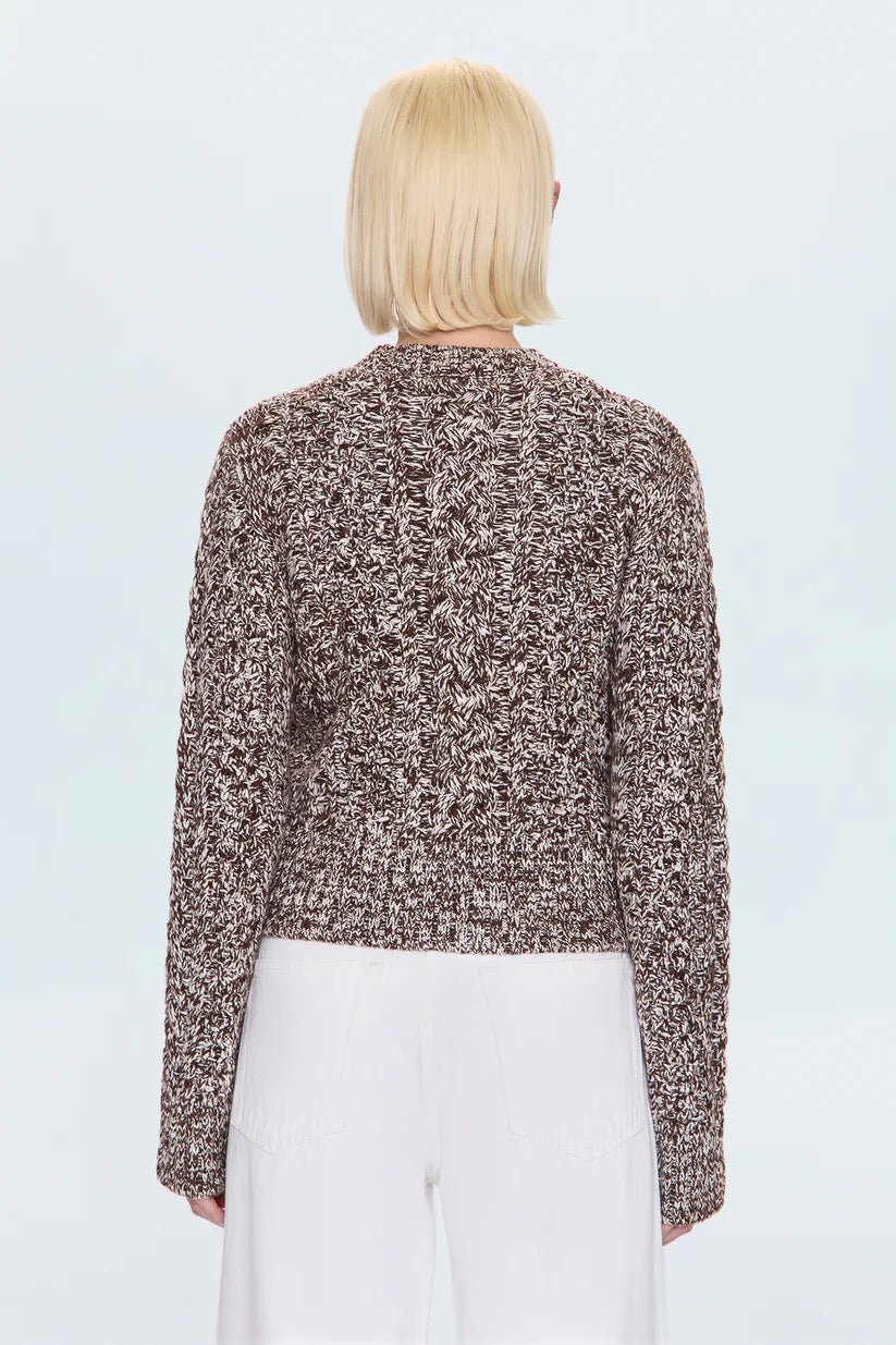 Pistola Quinn Sweater - CHOCOLATE MARL