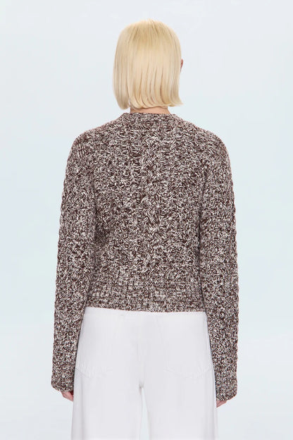 Pistola Quinn Sweater - CHOCOLATE MARL
