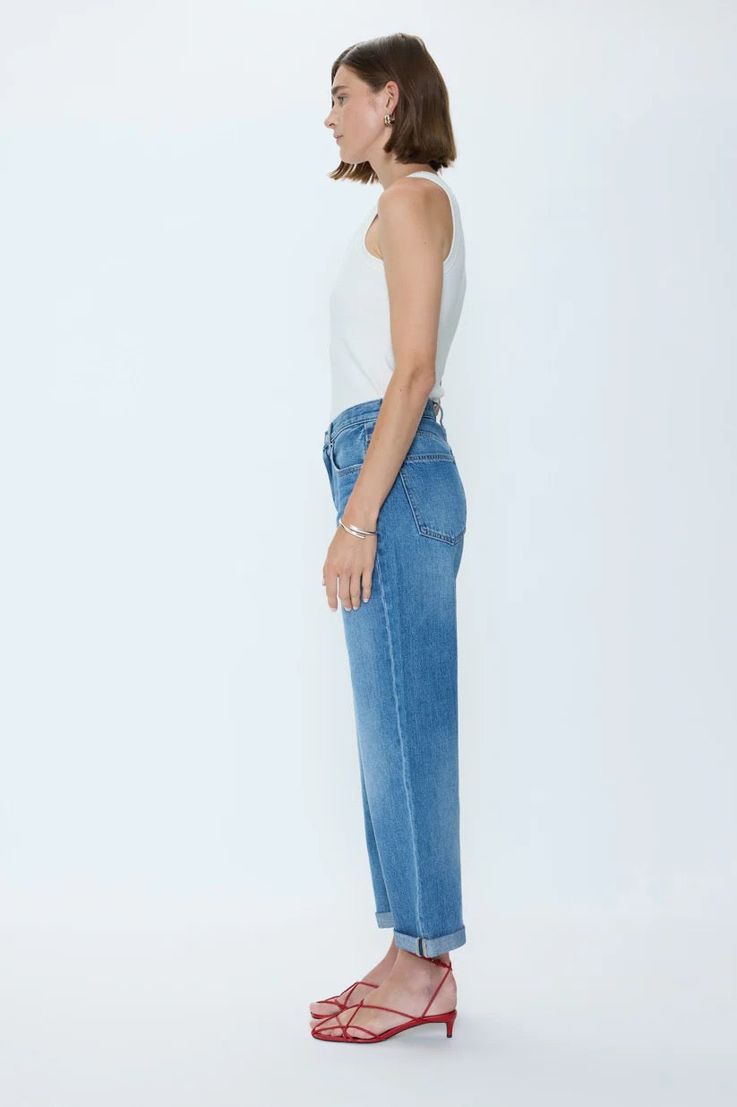 Pistola Donny Rolled Hem Boyfriend Jean - HEARTFELT