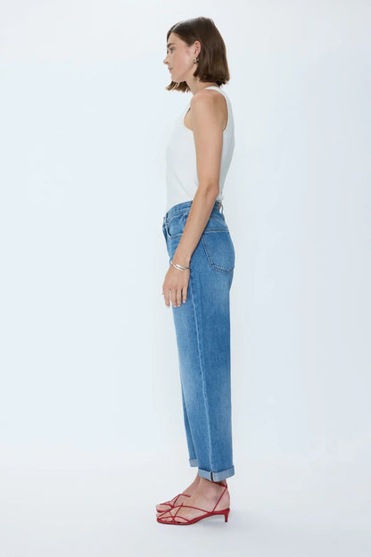 Pistola Donny Rolled Hem Boyfriend Jean - HEARTFELT