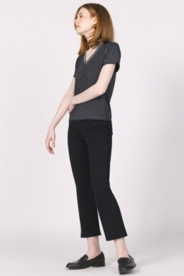 Another Love Ramona Knit Top - BLACK