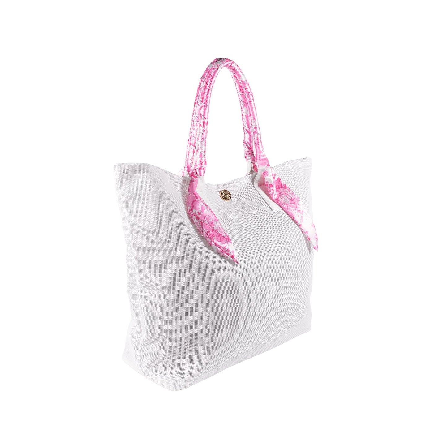 LP Mesh Beach Bag CONCH SHELL PINK BURST OF JOY