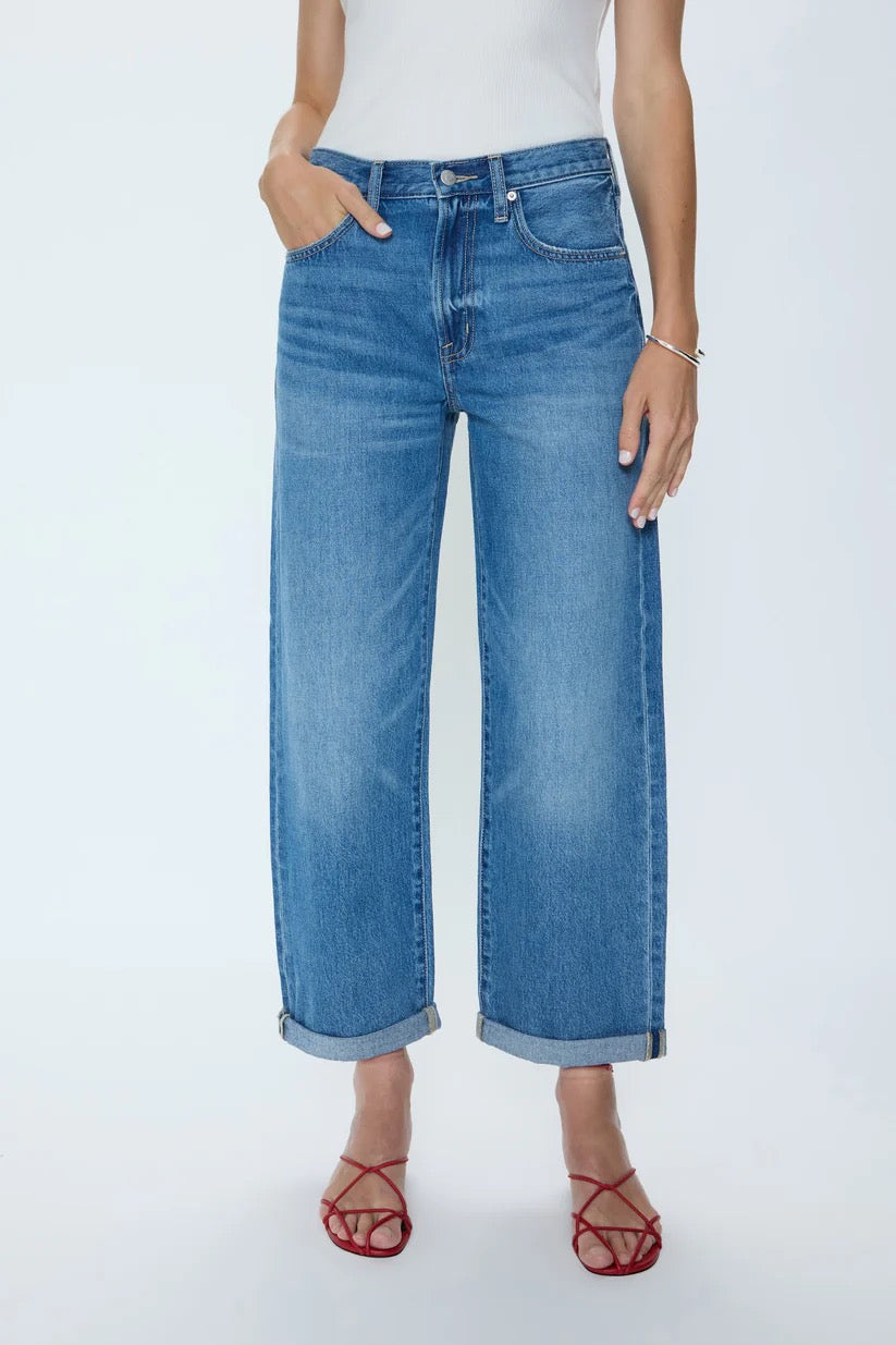 Pistola Donny Rolled Hem Boyfriend Jean - HEARTFELT