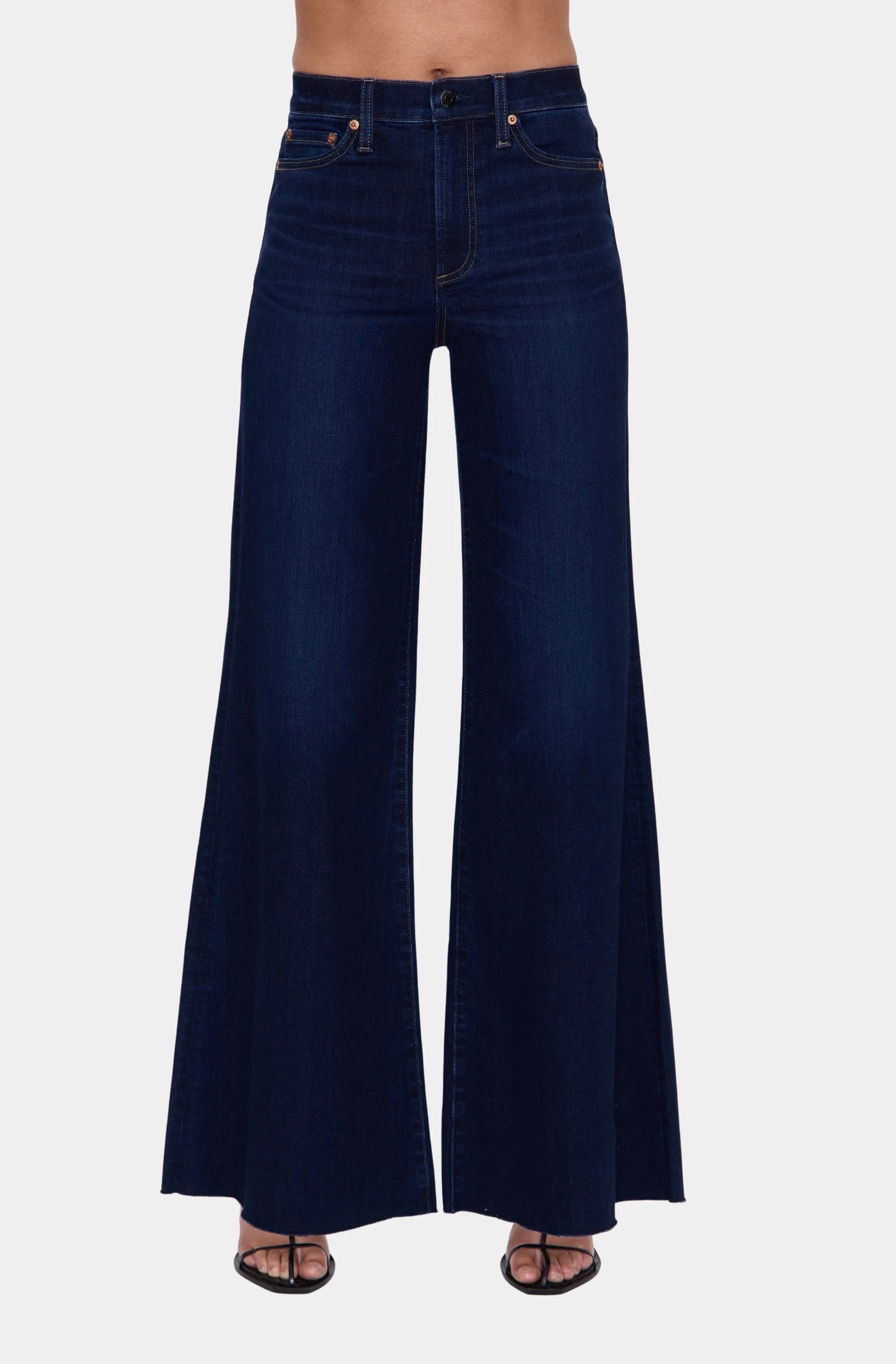 Pistola Izzy Mid Rise Wide Leg Jean - TRISTESSE
