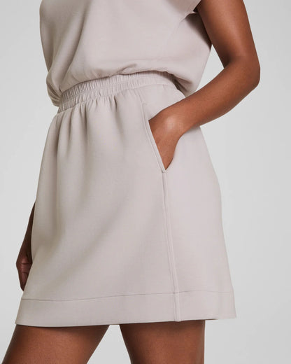 SPANX AirEssentials Cinched Mini Dress - FRENCH GREY
