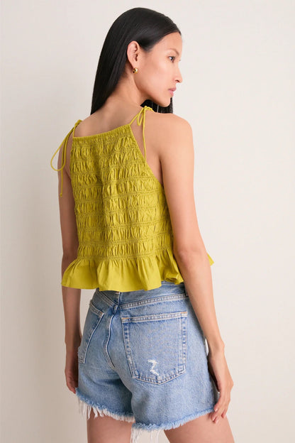 Cleobella Leota Top - GREEN ENVY