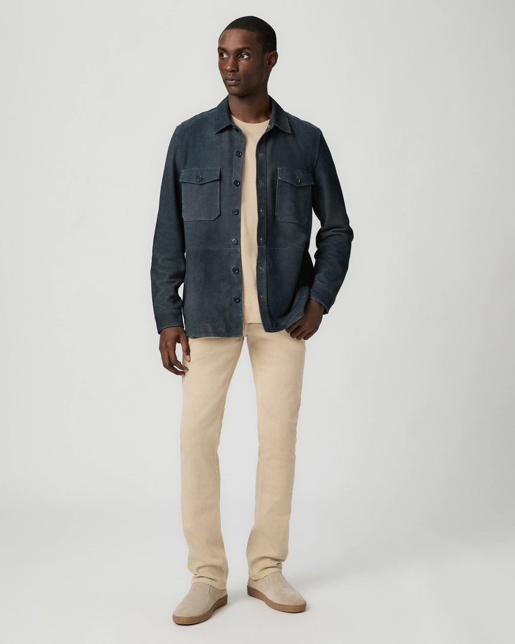 Paige Transcend Federal 32" Slim Straight Jean - VINTAGE ROSEWOOD