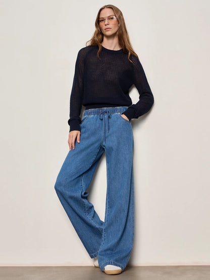 SA Soleil Open Stitch Sweater NAVY BLAZER