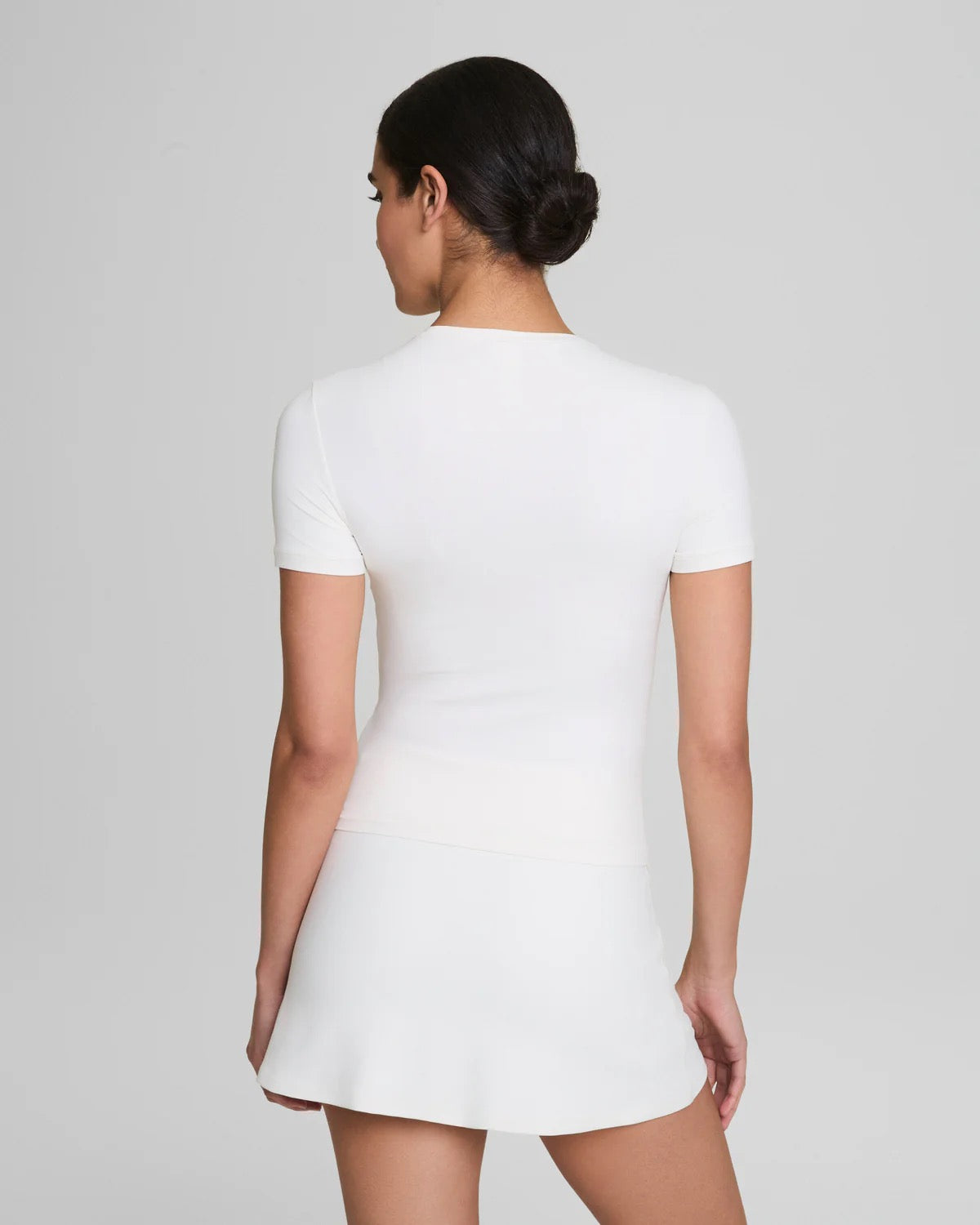 SPANX Bare Naked Bicep Tee - POWDER