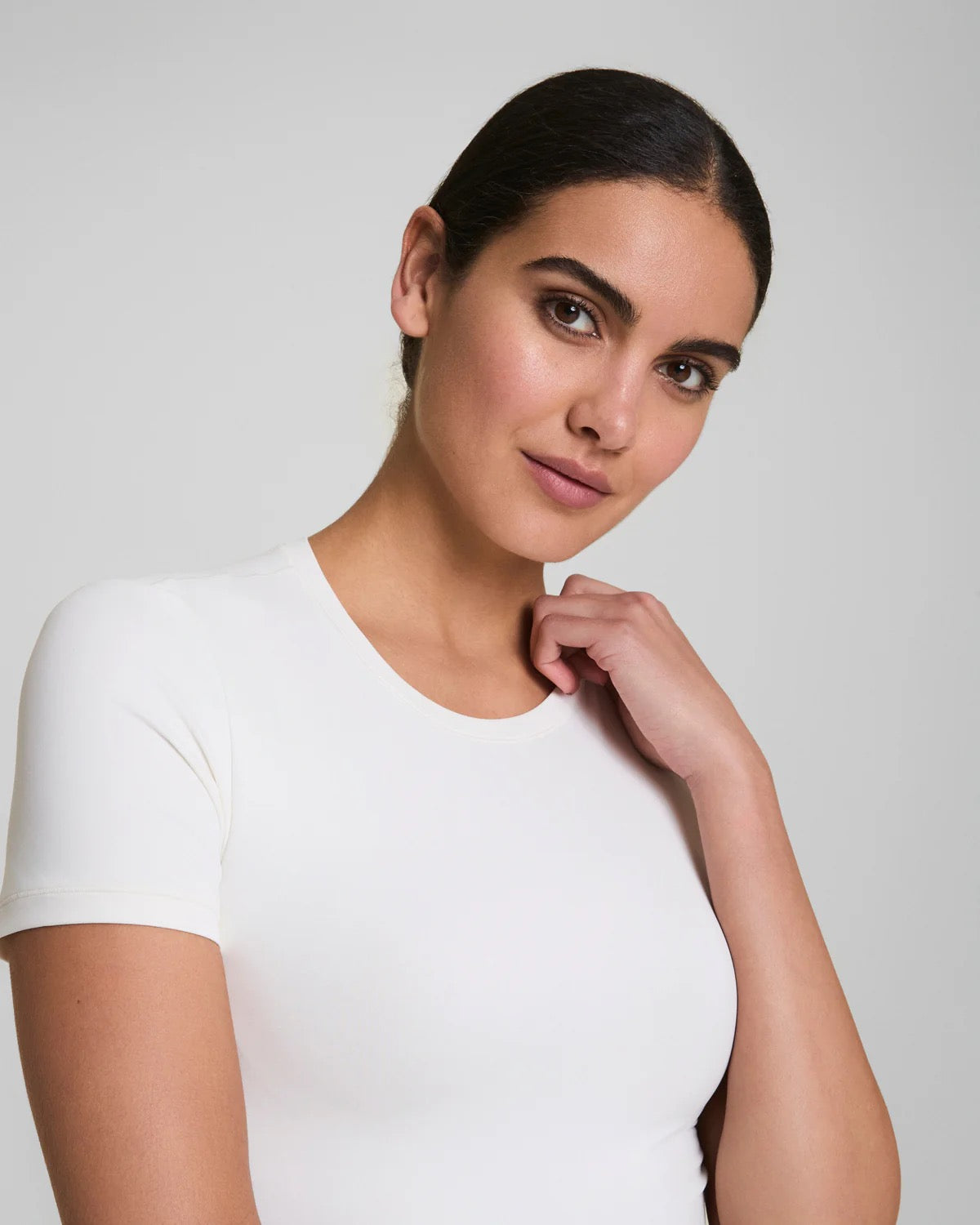 SPANX Bare Naked Bicep Tee - POWDER