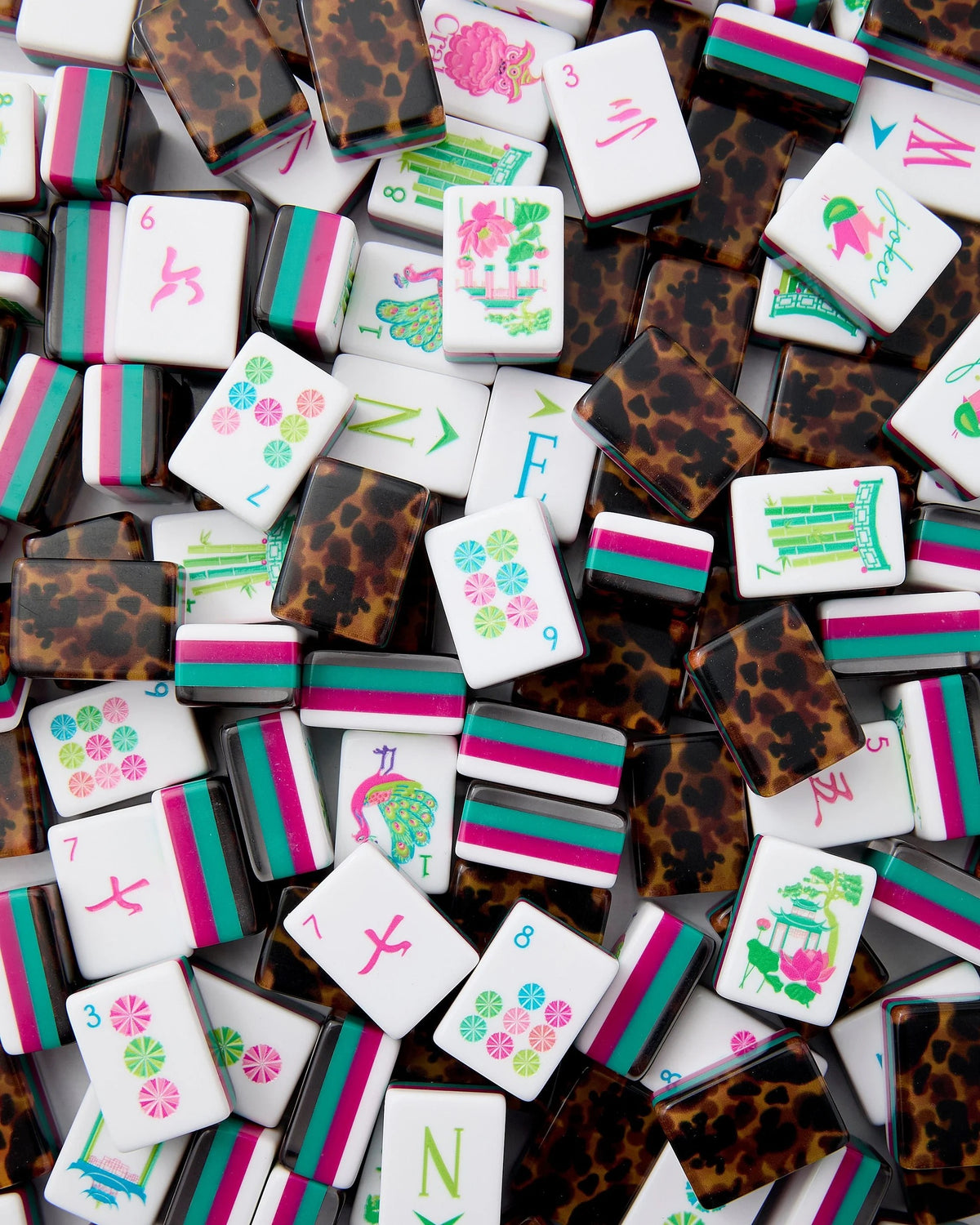 Oh My Mahjong Glow Wild Tile Set
