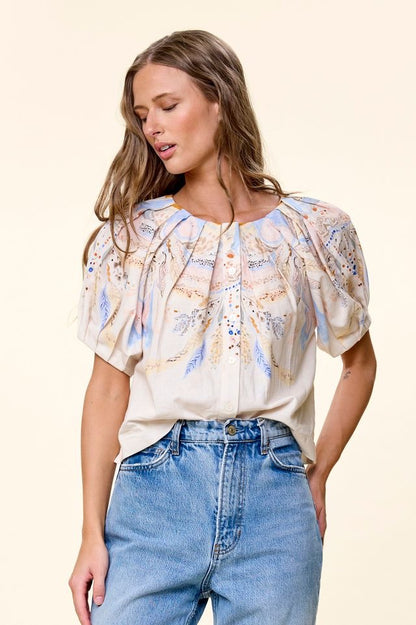 CLE Salome Top GOLETA PRINT
