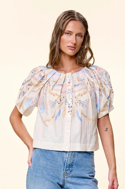 CLE Salome Top GOLETA PRINT