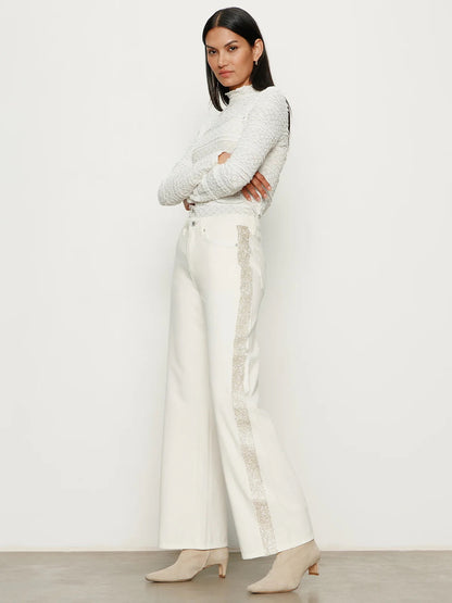 Sanctuary Cadence Shimmer Stripe - VANILLA CREME