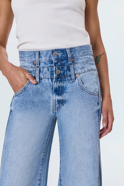 Pistola Caleb High Rise Stacked Waist Jean - ERA