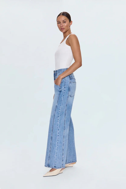 Pistola Caleb High Rise Stacked Waist Jean - ERA