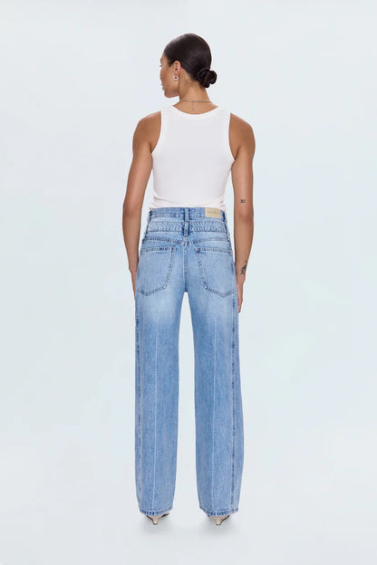 Pistola Caleb High Rise Stacked Waist Jean - ERA