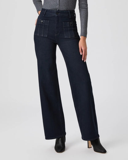 PAIGE Anessa 31" Wide Leg Jean - DUCHESS