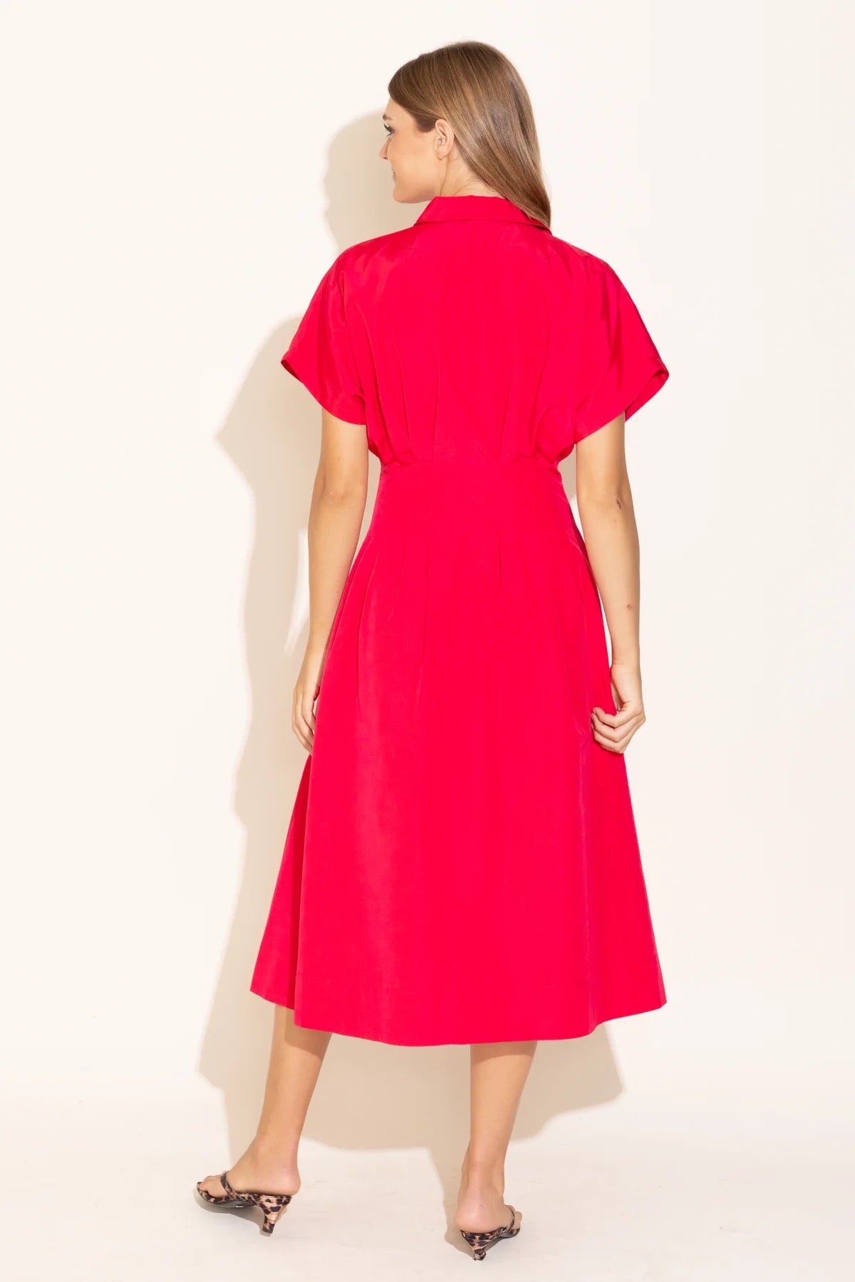 Alden Adair Becca Dress - POPPY PINK