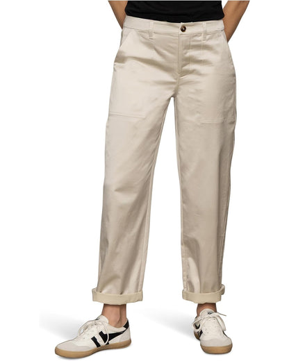 Sanctuary Sateen Tapered Pant - MOTHER OF PEARL
