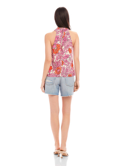 Fifteen Twenty Sasha Halter Top - RETRO PRINT