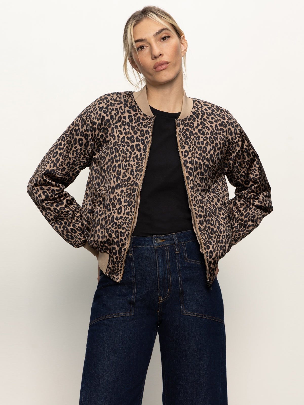 Sanctuary Monroe Sateen Bomber - FRENCH KITTY