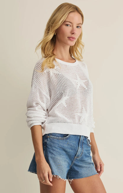 Z Supply Star Of The Show Crochet Top - WHITE