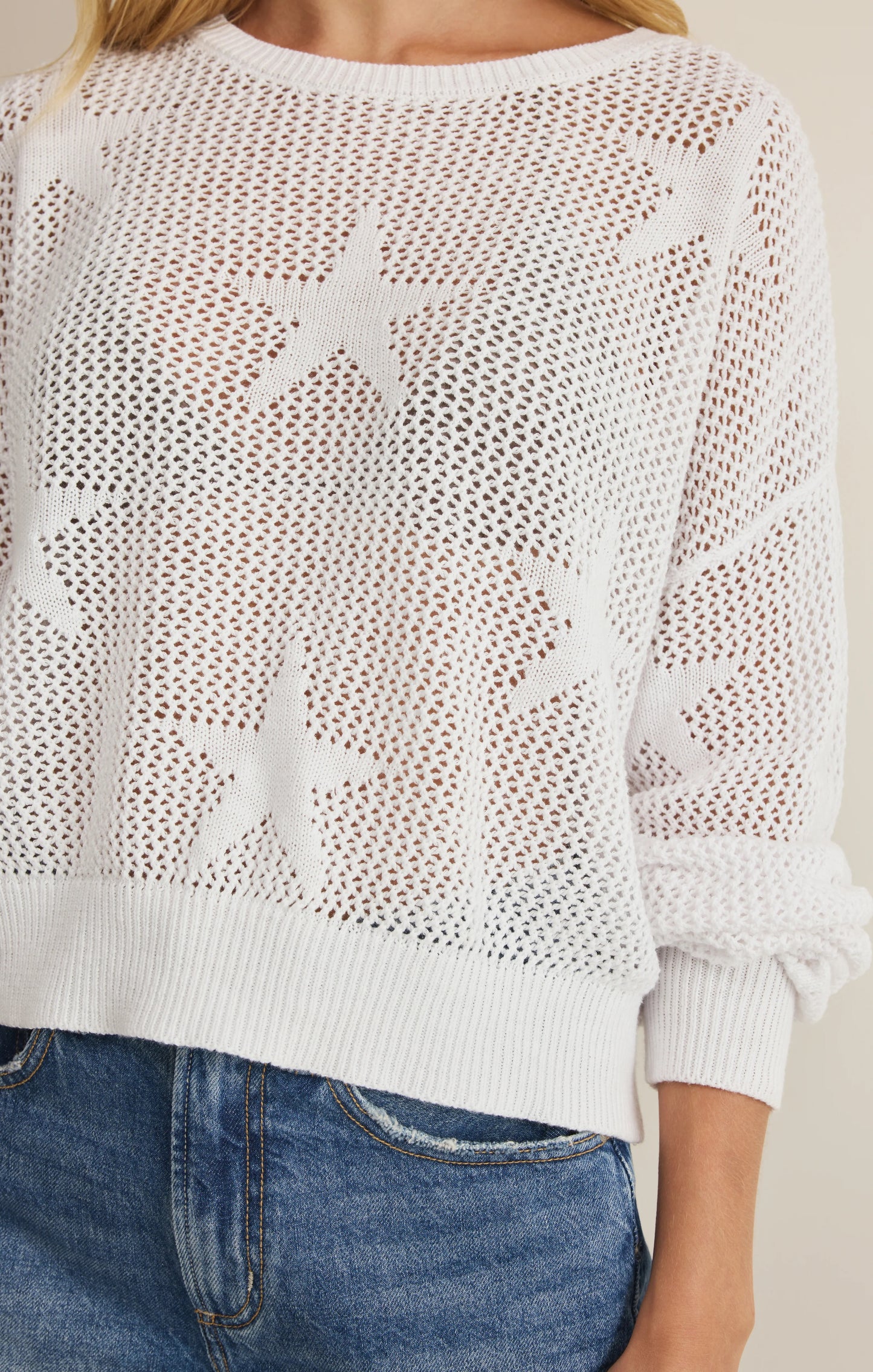 Z Supply Star Of The Show Crochet Top - WHITE