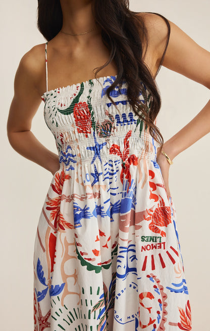 Z Supply Cornelia Getaway Midi Dress - MULTI